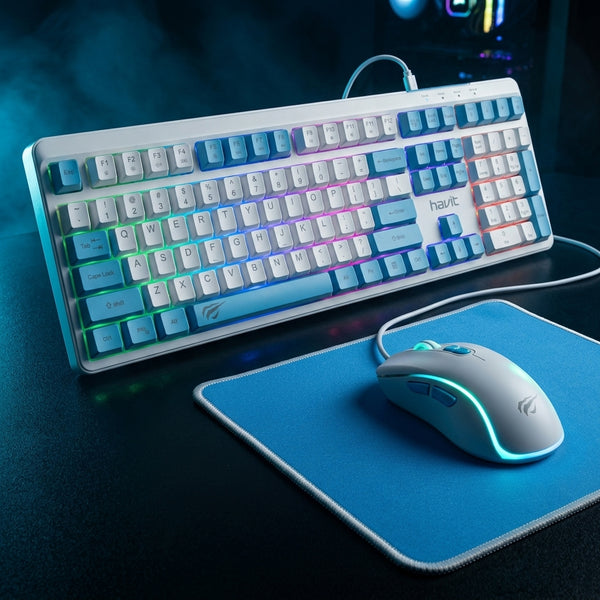 Combo Gamer Havit KB897CM — Teclado + Mouse + Mousepad