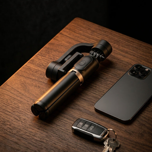 Gimbal Estabilizador Havit ST7606 · Trípode y Palo Selfie 3 en 1